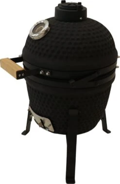 Patton Kamado Grill 13" - Keramisch - Kookoppervlak Ø 28 - Mat Zwart -Barbecue Gereedschap Winkel 784x1200