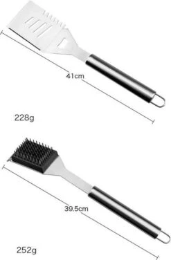 Sens Design BBQ Accesoires - 18 Delig - BBQ Gereedschapset Koffer -Barbecue Gereedschap Winkel 788x1200 1