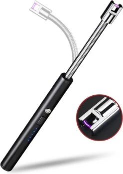 Dailygoods® Elektrische Aansteker - Plasma Aansteker - Oplaadbaar - Gift Set - Zwart -Barbecue Gereedschap Winkel 849x1200 1