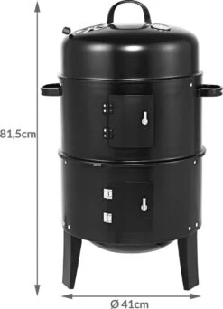 Merkloos Monzana Barbecue-ROKER-Grill-Oven -Barbecue Gereedschap Winkel 867x1200