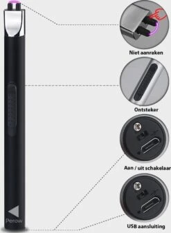 Oplaadbare Lange Elektrische Aansteker - Duurzame Plasma Aansteker - Inclusief Cadeauverpakking - BBQ - Kaarsen - Zwart 11 Oplaadbare Lange Elektrische Aansteker - Duurzame Plasma Aansteker - Inclusief Cadeauverpakking - BBQ - Kaarsen - Zwart -Barbecue Gereedschap Winkel 879x1200 1