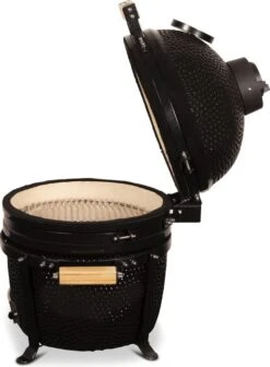 Patton Kamado 15" - Keramisch - Tafel Model - Premium Black - Medium - Zwart -Barbecue Gereedschap Winkel 881x1200