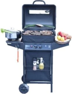Halifax Gasbarbecue 5,5 KW - Buitenkeuken Met Lavasteen Grillplaat En Gaspit - 100x98 Cm -Barbecue Gereedschap Winkel 921x1200 1