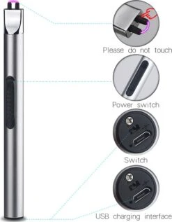 Staza - Oplaadbare Lange Elektrische Aansteker - Duurzame Plasma Aansteker - Inclusief Cadeauverpakking - BBQ - Kaarsen - Zwart 7 Staza - Oplaadbare Lange Elektrische Aansteker - Duurzame Plasma Aansteker - Inclusief Cadeauverpakking - BBQ - Kaarsen - Zwart -Barbecue Gereedschap Winkel 936x1200